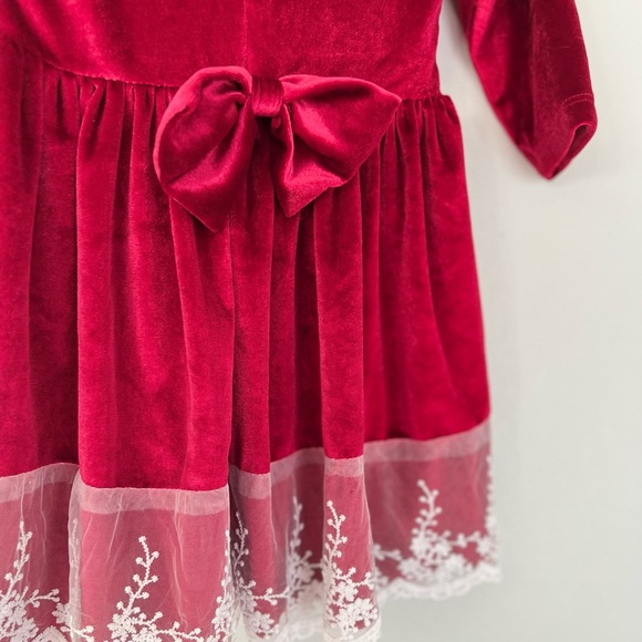 holiday velvet dress , 18-24 months - Picture 7 of 9